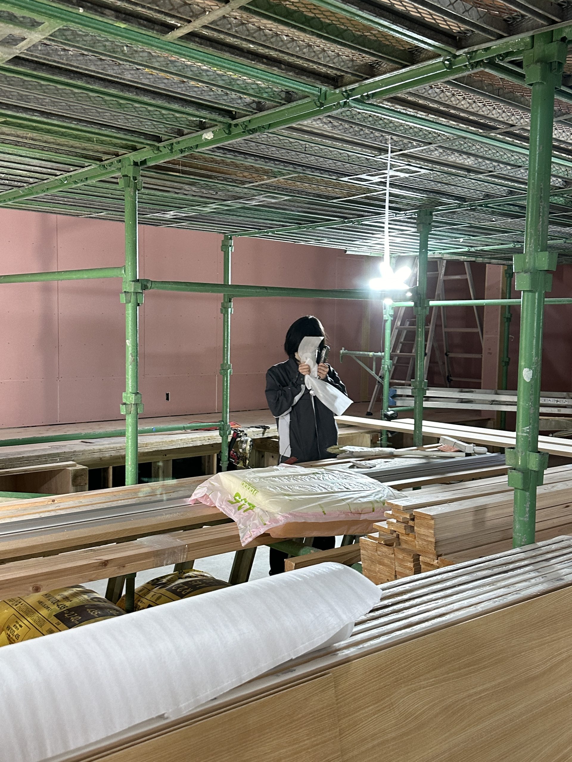 新人さんたちの現場研修